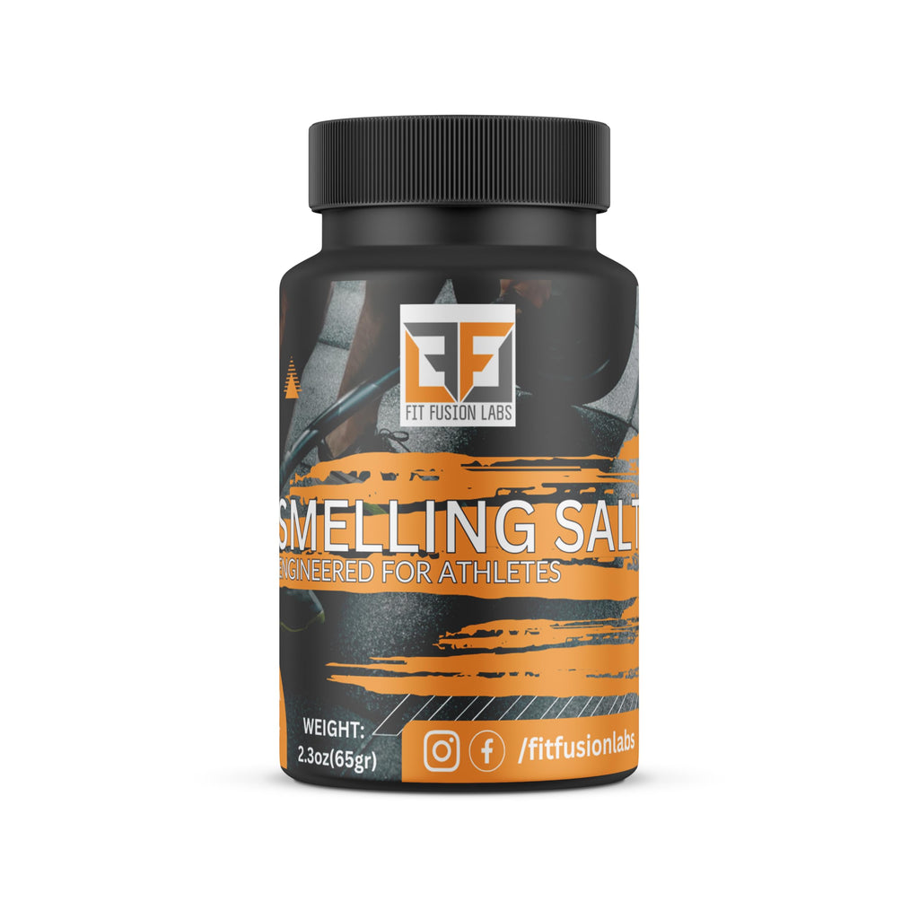 Fit Fusion Labs Smelling Salts | Powerful Ammonia Inhalant for Athletes in Powerlifting Hockey Football Weight Lifting and More | Potent Smelling Salt Formula | Improved Formula